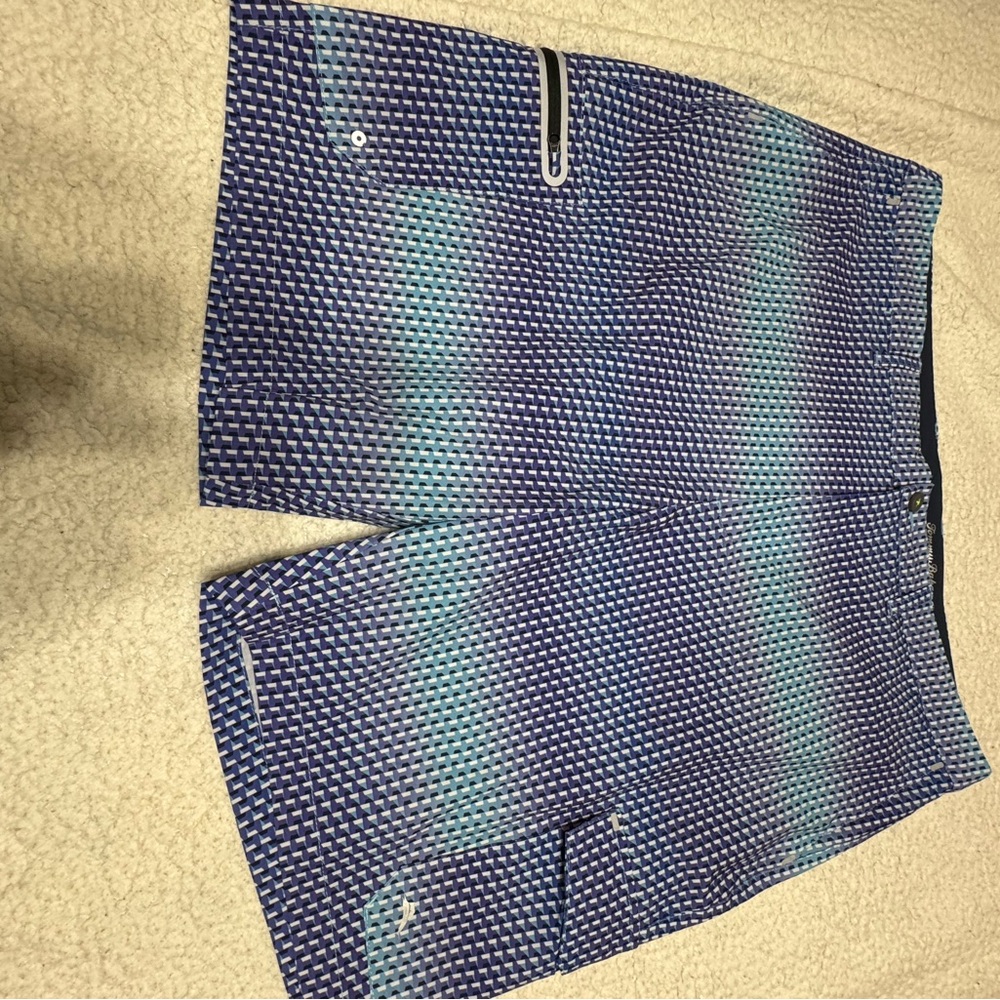 Tommy Bahama Navy/Aqua Hybrid Shorts